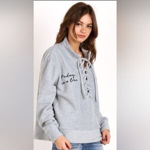 Dolls Kill Dream Nation, Friday In Love Fleece Pullover Size Med.